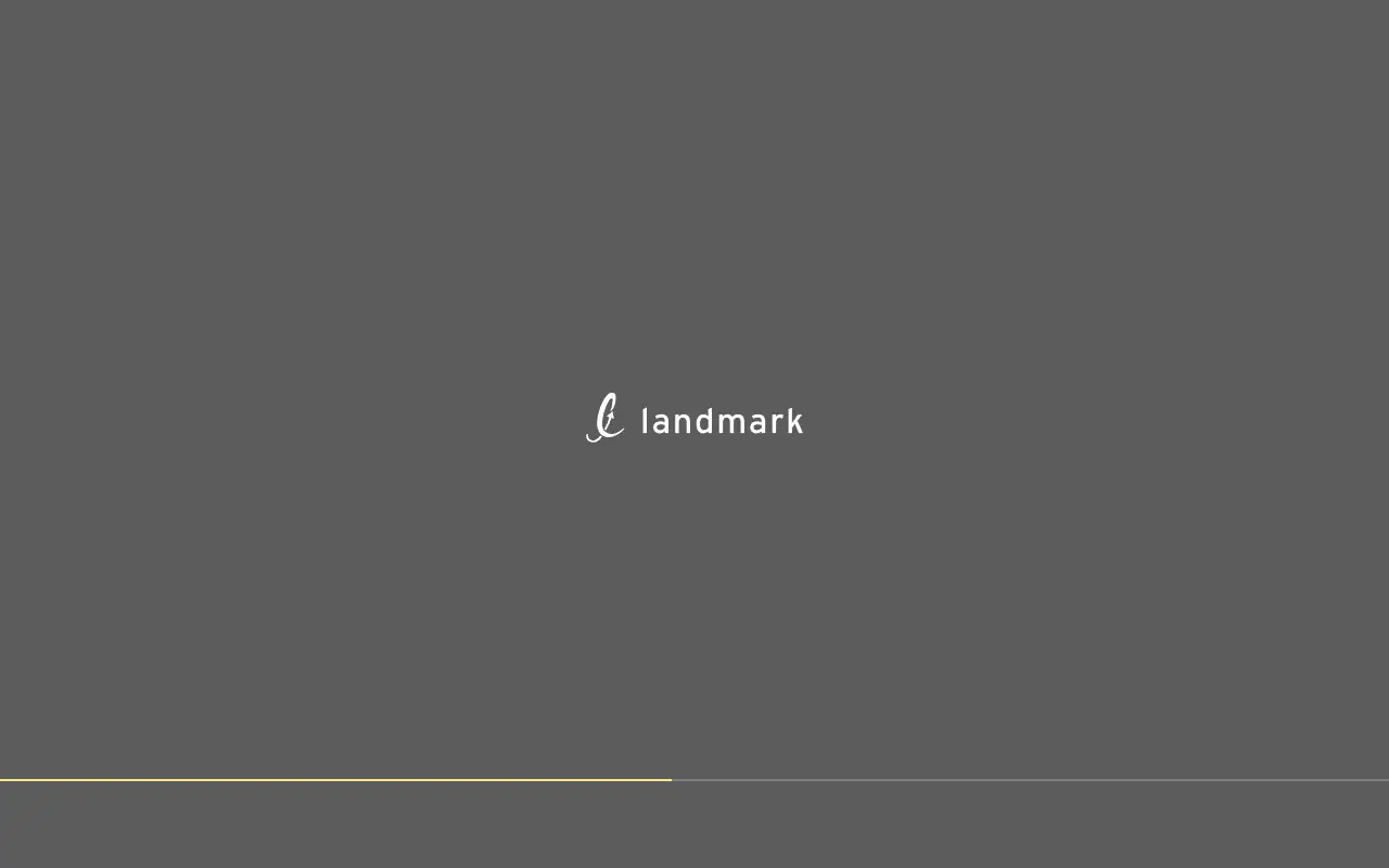 株式会社ランドマークの公式サイトの画面(PC)