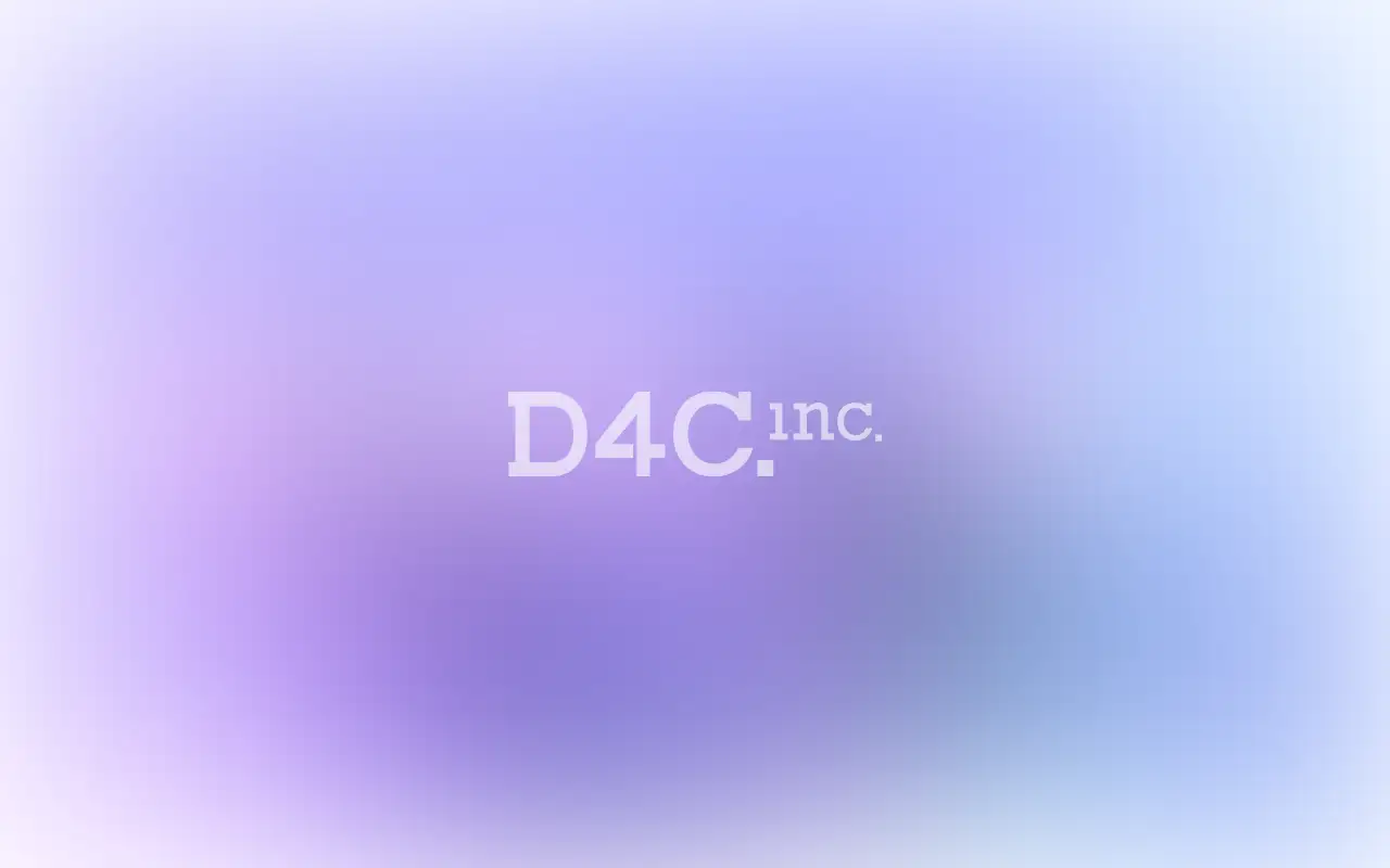株式会社D4C.の公式サイトの画面(PC)