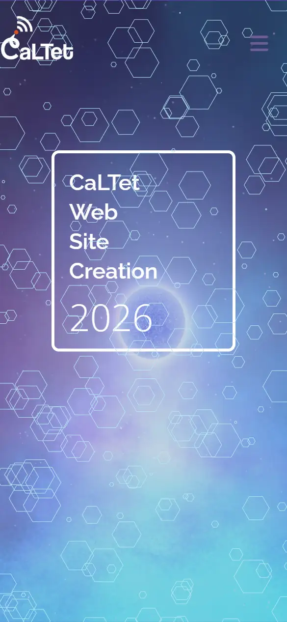 株式会社CaLTetの公式サイトの画面(スマートフォン)